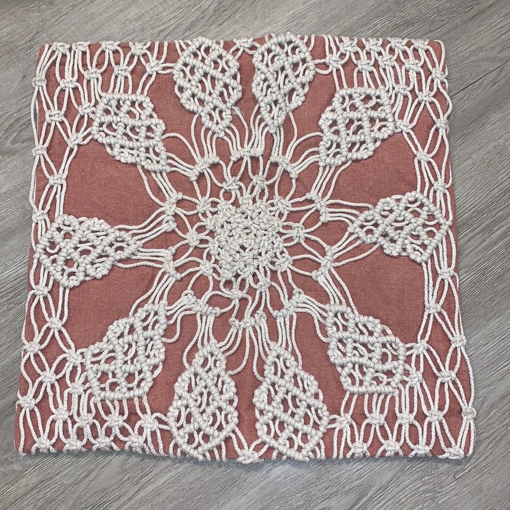 Cost Plus World Market Macrame Pillowcase
